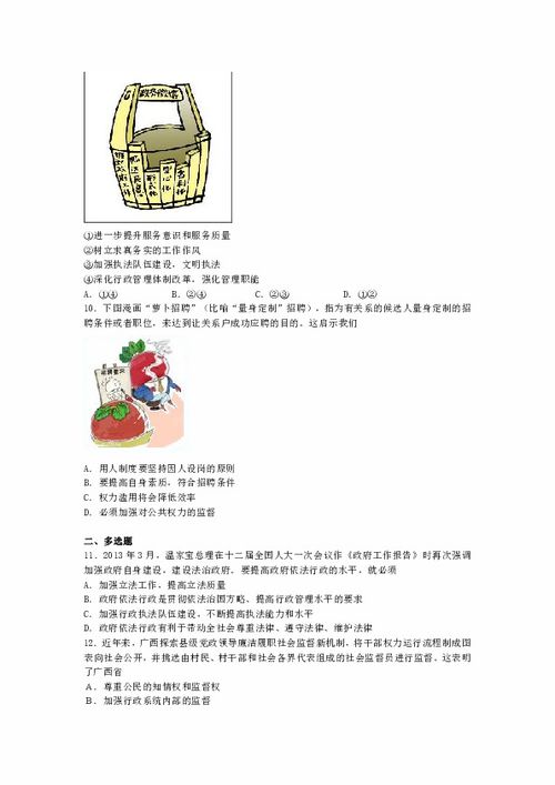 高考政治考點(diǎn)精析 建設(shè)法治政府，自覺接受人民監(jiān)督——完善流程外包的道德法治保障